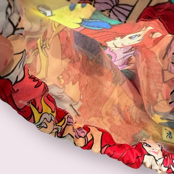 Tokyo Disney Resort Little Mermaid Colorful Drawstring Bag - Picture 8 of 9